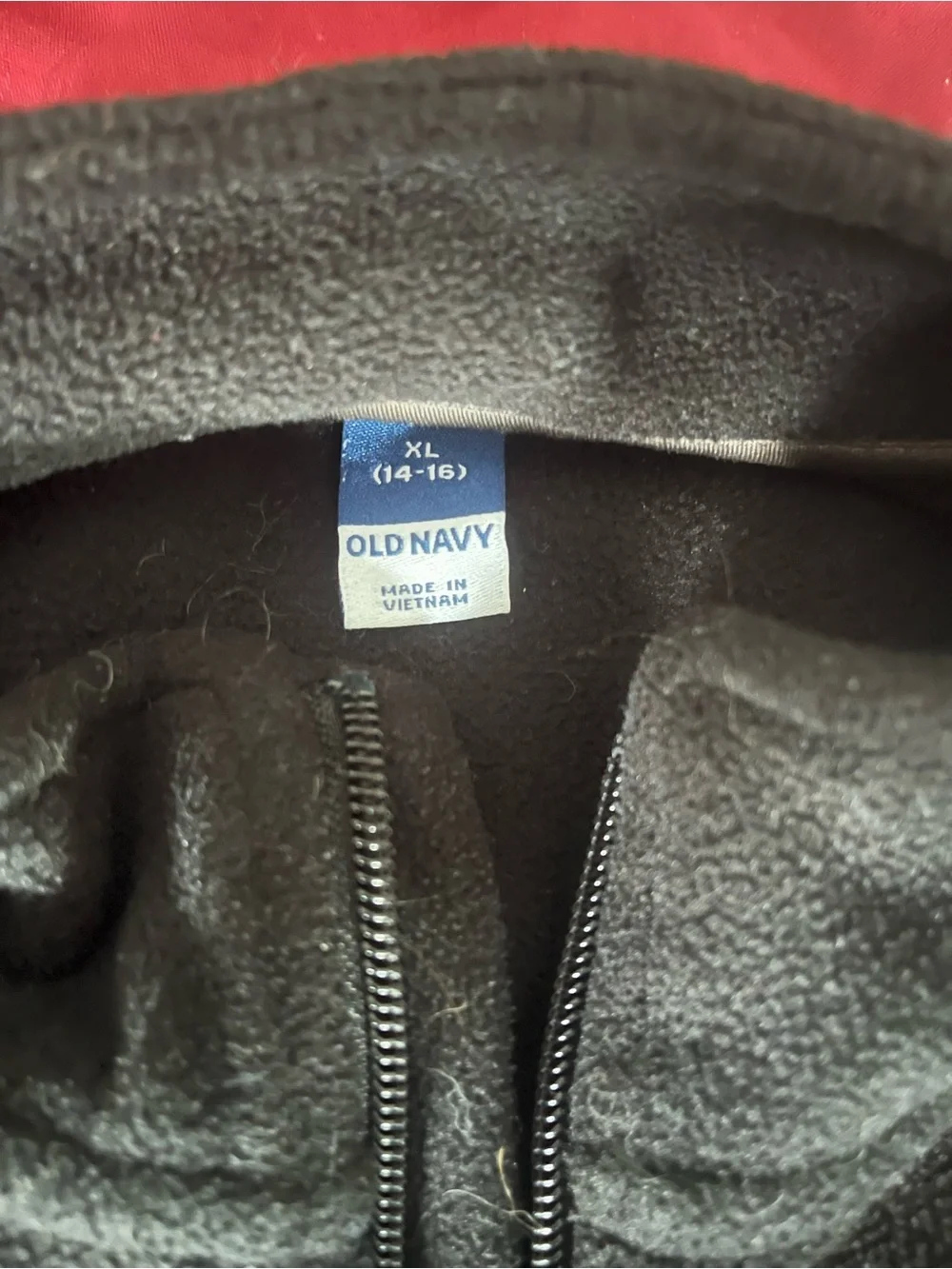 Old Navy Black Full-Zip Fleece Jacket